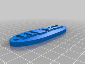 mn home key chain 3d printing 3d print model - Mito3D