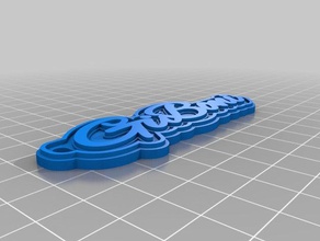 giboni keychains customized 3d print model - Mito3D