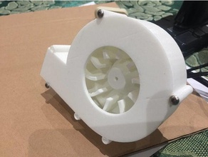 ventilador centrífugo remix hobby 3d print model - Mito3D