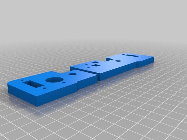 anet a8 arka akrilik tarafı düzelttik 3d yazıcı parçaları 3D print model - Mito3D