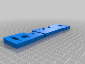 anet a8 posterior de acrílico lados rehecho Impresora 3d las piezas 3d print model - Mito3D