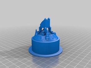 Licht-Szene darbone Turm Dekor 3d print model - Mito3D