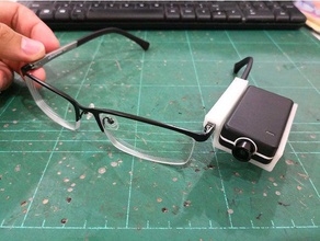 mobius mini gösteri göz seviyesi görüntüleme kayıt tutucu kamera bağlayın 3d print model - Mito3D