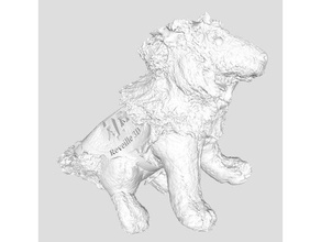 reveille 3d animals scan aggie aggies dog dogs general mascot military texas am university 3d print model - Mito3D