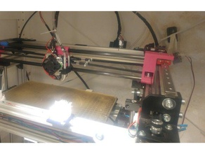 d-bot carbone + rails L'imprimante 3d de pièces 3d print model - Mito3D