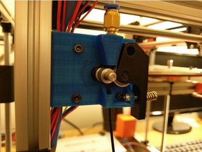 super simple bowden extruder v2 3d printer extruders filament fusebox 3d print model - Mito3D