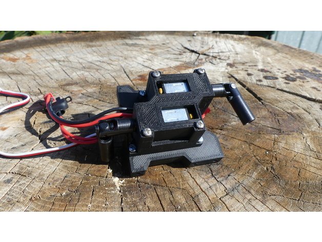 çift nos motor tüm modelleri mount yerine taşıyın r c araçlar 3853a b-1 diy heng uzun rc araba 3D print model - Mito3D