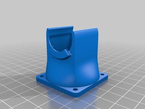 fan mount thermal break e3dv6 40mm 3d printer accessories cooler 3d print model - Mito3D