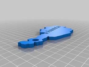 austria llavero La impresión en 3d tinkercad 3d print model - Mito3D