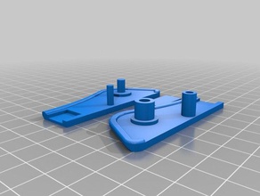 makara tutucu küçük buildplates yeniden tasarlandı 3d yazıcı aksesuarları filament biriktirme 3d print model - Mito3D