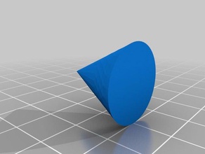 simple cone 3d printing tests dangerous point pointy 3d print model - Mito3D