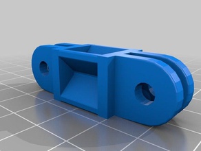 gopro 15mm cama de casal câmera personalizado 3d print model - Mito3D