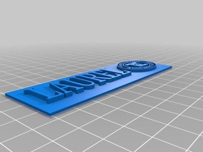 signet touro logo nom de l'organisation livre page support espace réservé 3d print model - Mito3D