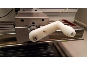 torno de velocidade identificador 15mm máquinas-ferramentas cnc a máquina do tormach morsa vise handle 3d print model - Mito3D