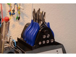 alicate titular fabricação de ferramentas solda estação porta-ferramentas & caixas monte pinças 3d print model - Mito3D