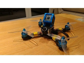 grenouille 218mm gopro session de 40 degrés montage r c véhicules drone fpv fpvracing mini quadricoptère le mont sessoin 3d print model - Mito3D