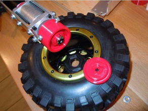 banebots p60 Getriebe 1 5 maxstone crawler Räder bösen-rover02 in der Robotik Maßstab r c 3d print model - Mito3D