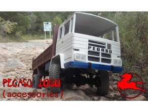 pegaso 1080 señorcrankyface el chasis y accesorios r c vehículos rastreador openrc la rc truck escala modelo a 3d print model - Mito3D
