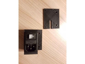 am8 power switch box 2040 angepasst werden 3d-Drucker Teile Gehäuse power-Schalter 3d print model - Mito3D