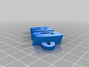 lola Schlüsselanhänger kundengebundene 3d print model - Mito3D