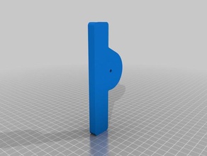 ferroviário-guiado papel de parede da lâmina corte ferramentas manuais faca 3d print model - Mito3D