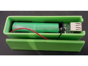 18650 bateria caixa de projecto eletrônica 3d print model - Mito3D