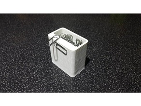 paper clip box magnet office 3d print model - Mito3D