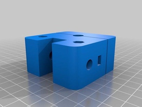my customized yet another parametric yagi uda element holder electronics 3d print model - Mito3D