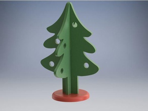christmas tree art natal natale 3d print model - Mito3D