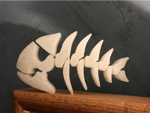 osso de peixe esporte & ao ar livre pesca 3d print model - Mito3D