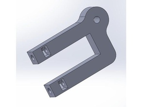 y belt tensioner plate anet a6 3d printer parts mods upgrade tension 3d print model - Mito3D