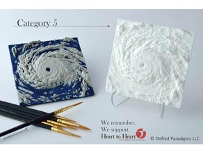 category 5 hurricane physics & astronomy 3d print model - Mito3D