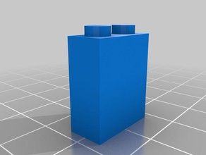 2x1x2 lego-compatible brick construction toys customized 3d print model - Mito3D