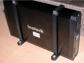 inateck fe3001 hard disk drive enclosure mounting bracket computer case 3d print model - Mito3D