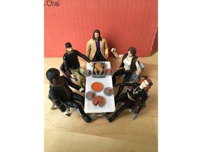mesa dobrável 1 18 escala playsets figuras de ação miniaturas ilimitado aventuras 3d print model - Mito3D