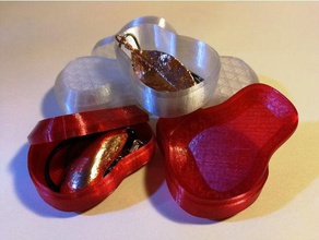 petites boîtes à bijoux la boîte le conteneur cuivre cadeau boîte-cadeau or collier de l'anneau d'argent petite 3d print model - Mito3D