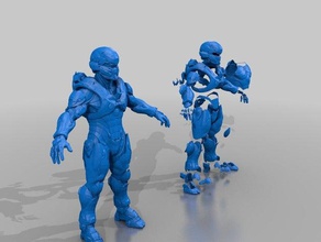 halo 5 locke jamieson full size suit armour 3d printer parts 3d print model - Mito3D