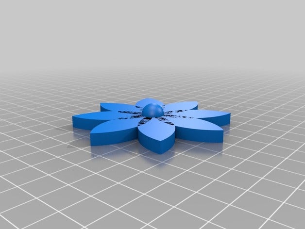 flower decor 3D print model - Mito3D