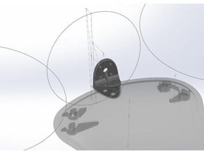 fast travel pusher supporto motore r c i veicoli il monte teal tealdronechallenge drone sfida 3d print model - Mito3D