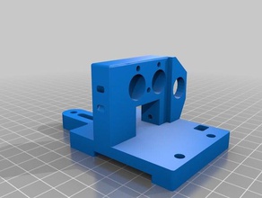 hcevo chimera mount 12mm inductive sensor 3d printer parts bracket hypercube evolution probe 3d print model - Mito3D