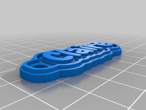 meu personalizados keychain do criador sinais e logotipos personalizado 3d print model - Mito3D