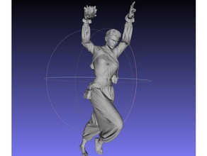 sihirli toz heykeller fantezi insanlar heykel Sihirbazı 3d print model - Mito3D