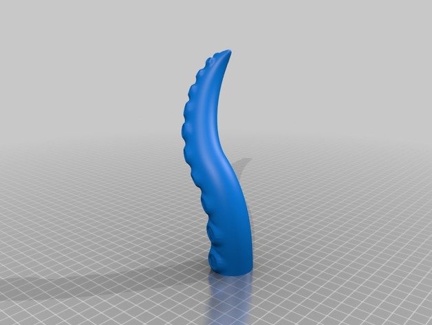 tentáculo las esculturas el pulpo 3D print model - Mito3D