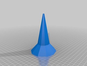 geometric funnel 3d printing tinkercad trichter 3d print model - Mito3D