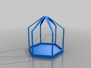 kuş besleyici kale açık ve bahçe 3d print model - Mito3D