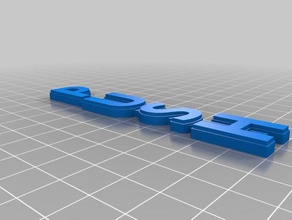push keychains customized 3d print model - Mito3D