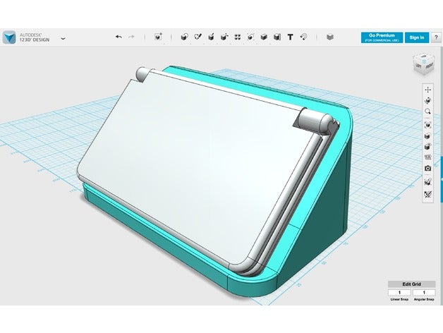 nuovo 3ds xl registrazione riproduzione dock video giochi 3dsxl new nintendo 3D print model - Mito3D