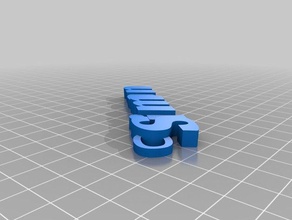 simonllavero Anahtarlık özelleştirilmiş 3d print model - Mito3D
