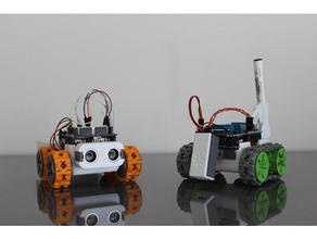 smars modularen Roboter in der Robotik Billig einfach drucken montieren Bildungs - modular kein Löten rover schraubenloses frei sumobot tank tracks Spielzeug Laufflächen 3d print model - Mito3D