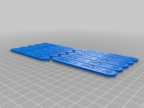 bk Lesezeichen - Zubehör kundengebundene 3d print model - Mito3D